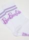 Girls' multicolour cotton-blend elasticated socks twin pack Barbie_2