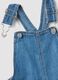 Boys' regular-fit blue denim dungarees in cotton blend with embroidery_3