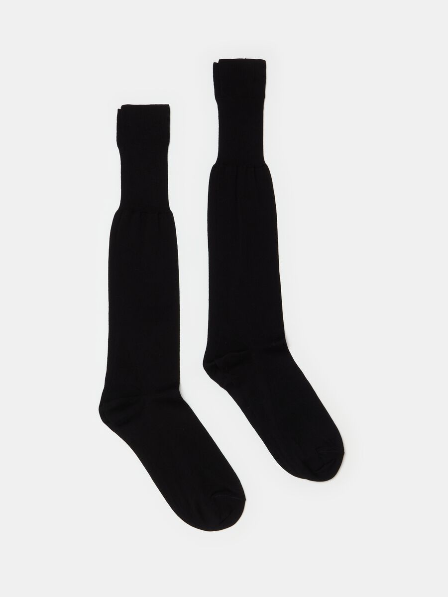 Two-pair pack long Supima cotton socks_0