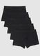 Multipack of black stretch cotton boxers with regular fit_4