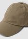 Beige Baseballcap aus reiner Baumwolle_2