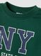 Green pure cotton crew-neck jogger set for baby boy_2