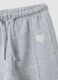 Graue Jogger aus reiner Baumwolle mit Herzmotiv, Comfort Fit f&uuml;r Baby-M&auml;dchen_2