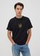 Schwarzes T-Shirt aus reiner Baumwolle mit Los Angeles FC Print_2