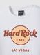 T-shirt branca de puro algod&atilde;o ajuste regular com log&oacute;tipo Hard Rock Cafe_5