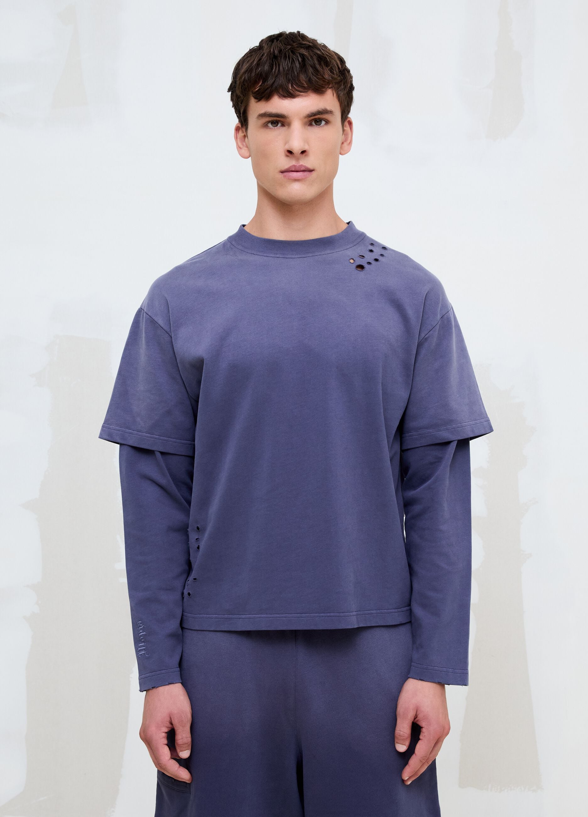 Double Longsleeve Sunfaded Twilight