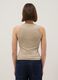 Beiger Glitzer-Top mit d&uuml;nnen Tr&auml;gern, regul&auml;re Passform_2