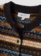 Multicolour regular-fit stretch wool cardigan_1