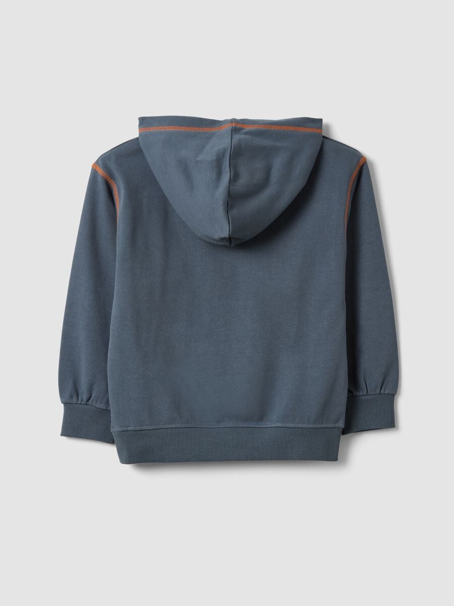 Grauer Hoodie aus reiner Baumwolle_1