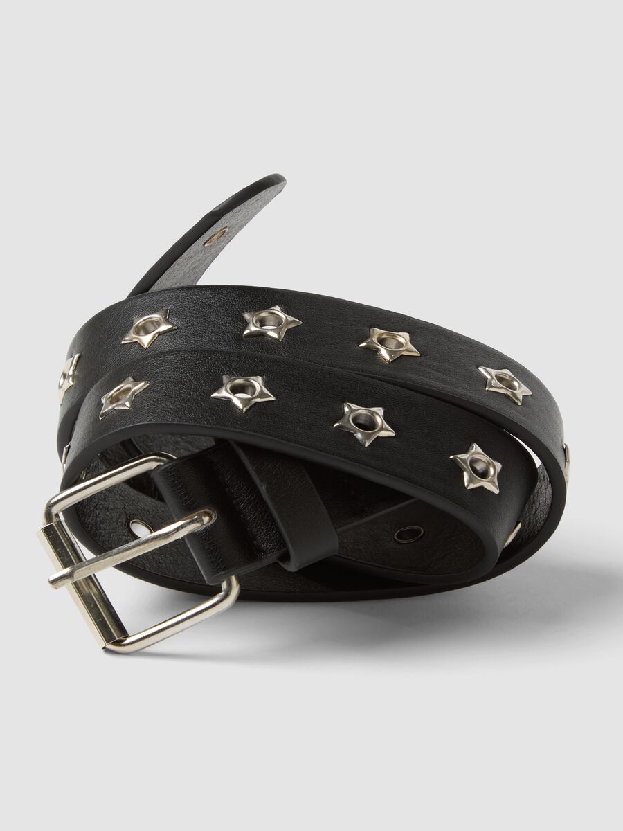 Black belt with star studs_2