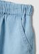 Girls&rsquo; light blue pure cotton denim shorts, regular fit_2