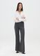 Grey Flare Trousers_0