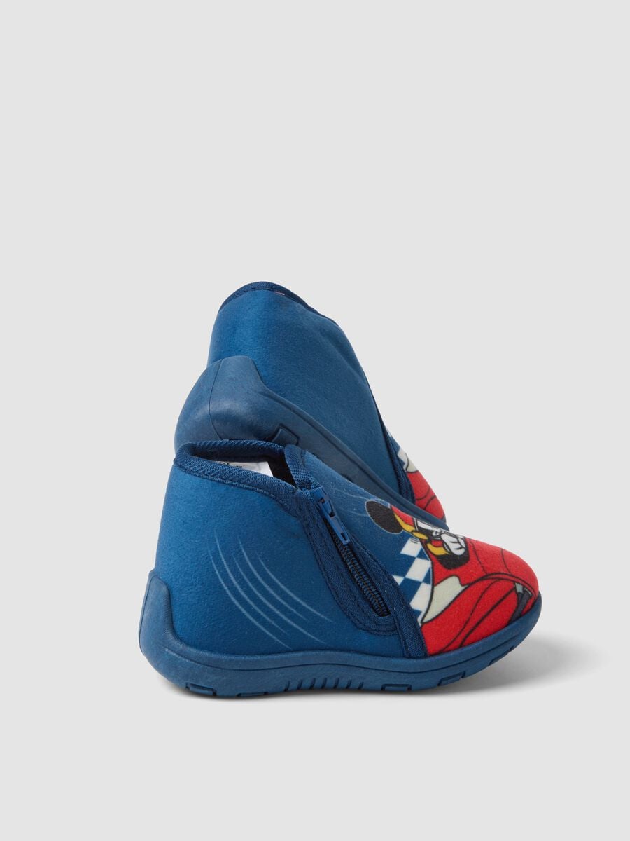 Blaue Mickey & Friends Hausschuhe mit Print f&uuml;r Baby und Kleinkind_1