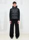 Black Padded Knit Jacket_2