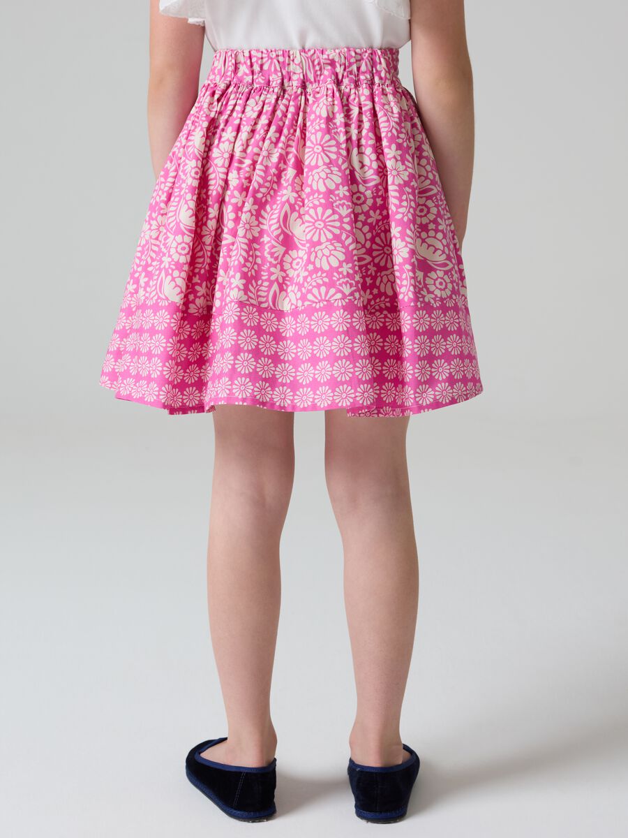 Skirt with floral pattern_2