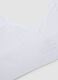 White organic cotton bra with thin straps for girls_3