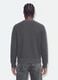 Grey pure cotton ribbed crew-neck jumper, regular fit_2