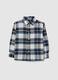 Multicolour check shirt for boys in pure cotton regular fit_0