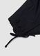 Black stretch bikini bottoms with ruched detailing_5