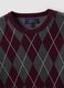 Maglia multicolor a rombi con girocollo regular fit_5