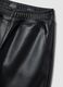 Pantaloni neri wide leg con vita elasticizzata per bambina_7