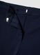 Blue slim-fit stretch viscose chino trousers_5