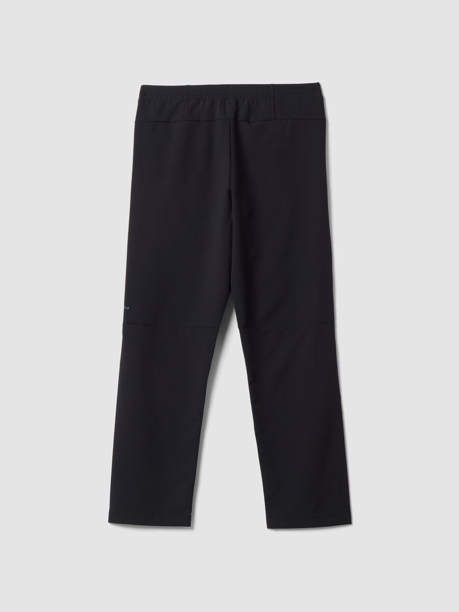 Cal&ccedil;as de running pretas em tecido el&aacute;stico Easy Dry ALTAVIA_5