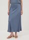 Long grey satin skirt_1