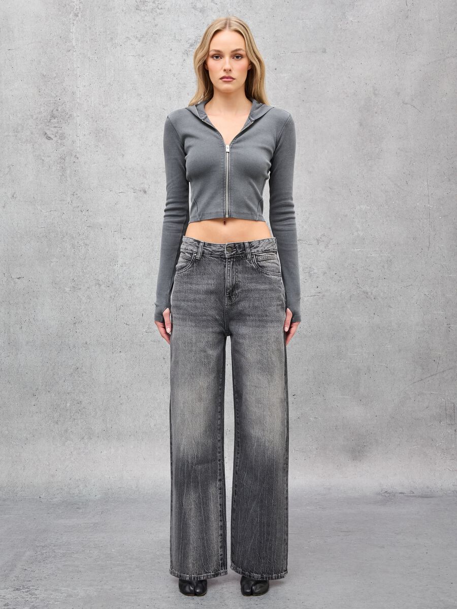 Ribbed Hoodie Vintage Grey_4