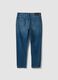 Blaue Regular Tapered Jeans aus Baumwoll- und Lyocell-Mix_6