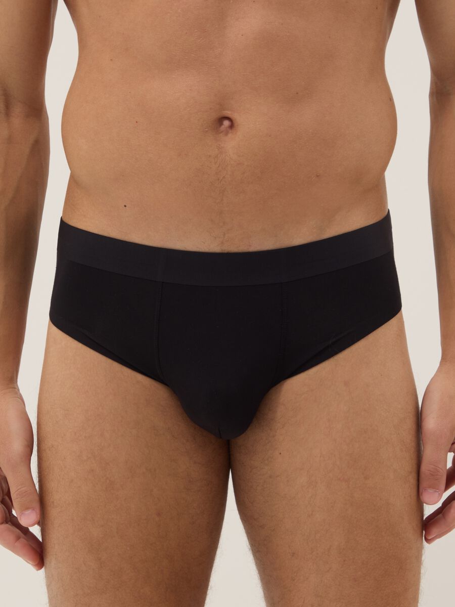 Black stretch modal briefs 2-pack_1