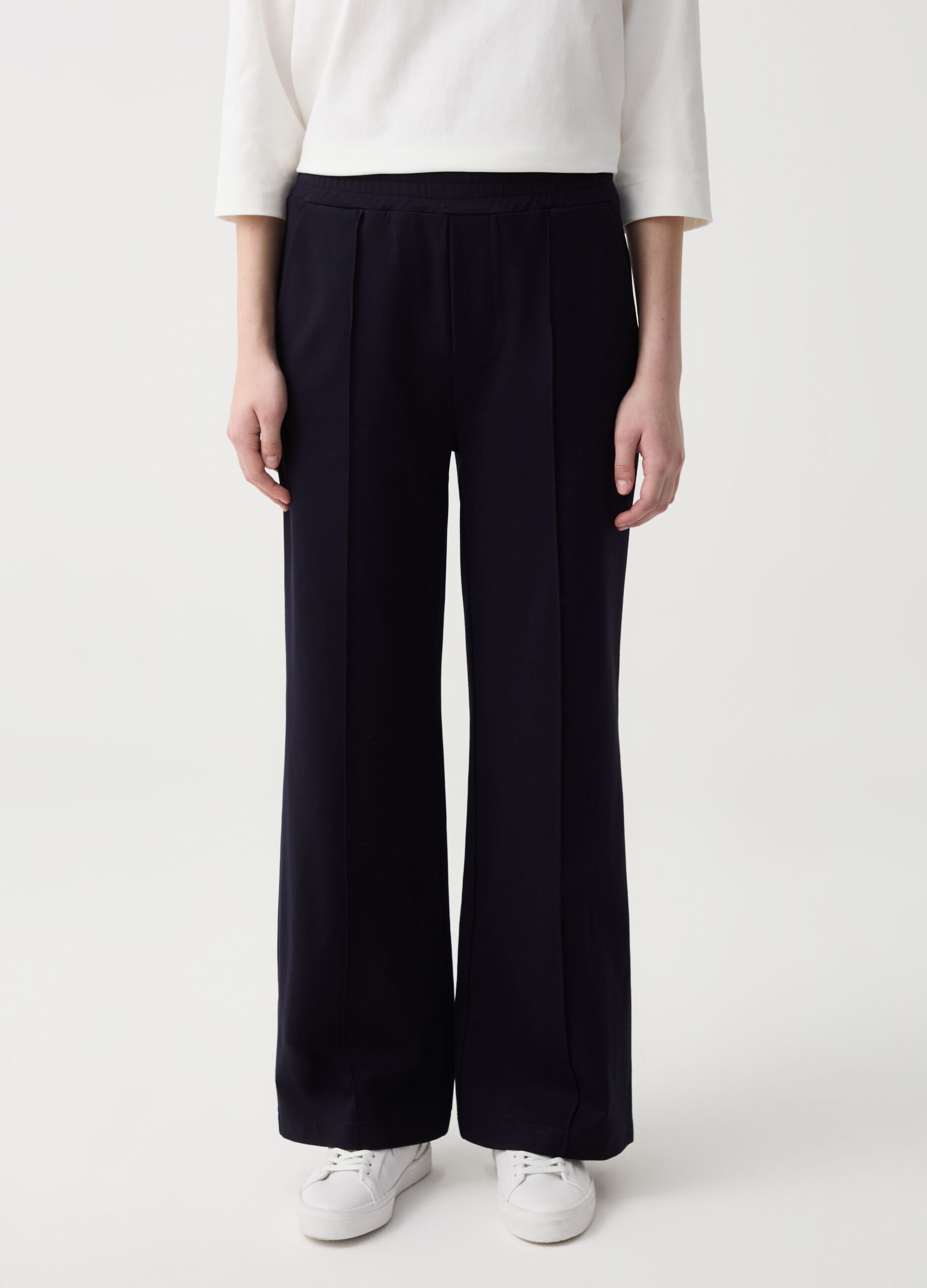 Flare-fit cargo trousers