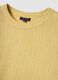 T-shirt gialla in misto viscosa a maniche corte regular fit_1