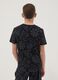 Black short-sleeve pure cotton T-shirt_1