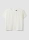 White linen and viscose blend blouse, regular fit_4