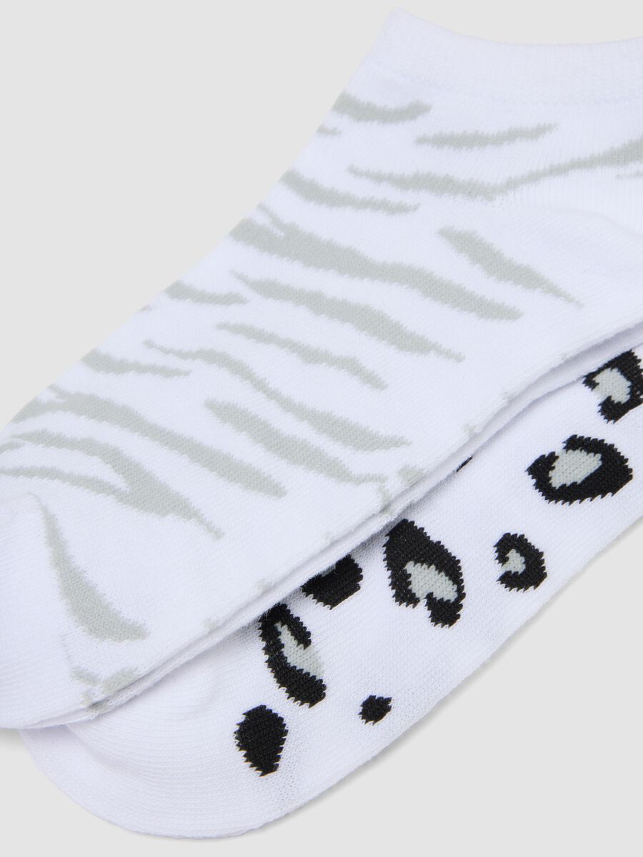 Five-pack of multicolour patterned organic cotton socks_2