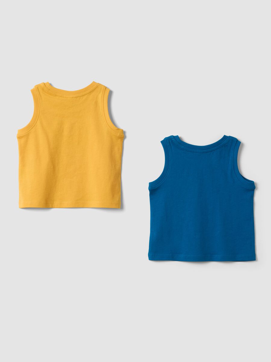 2-pack yellow pure cotton tank tops_1