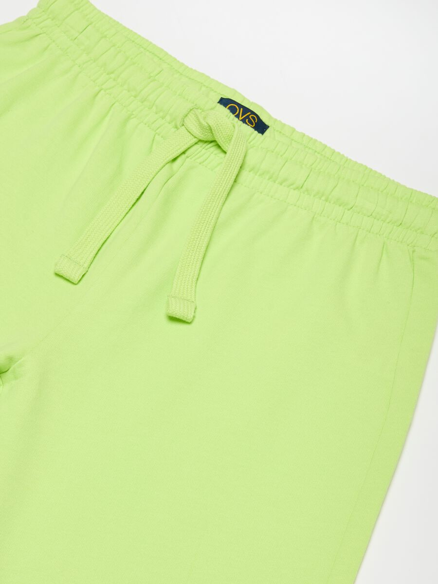 Shorts in French Terry con coulisse_2