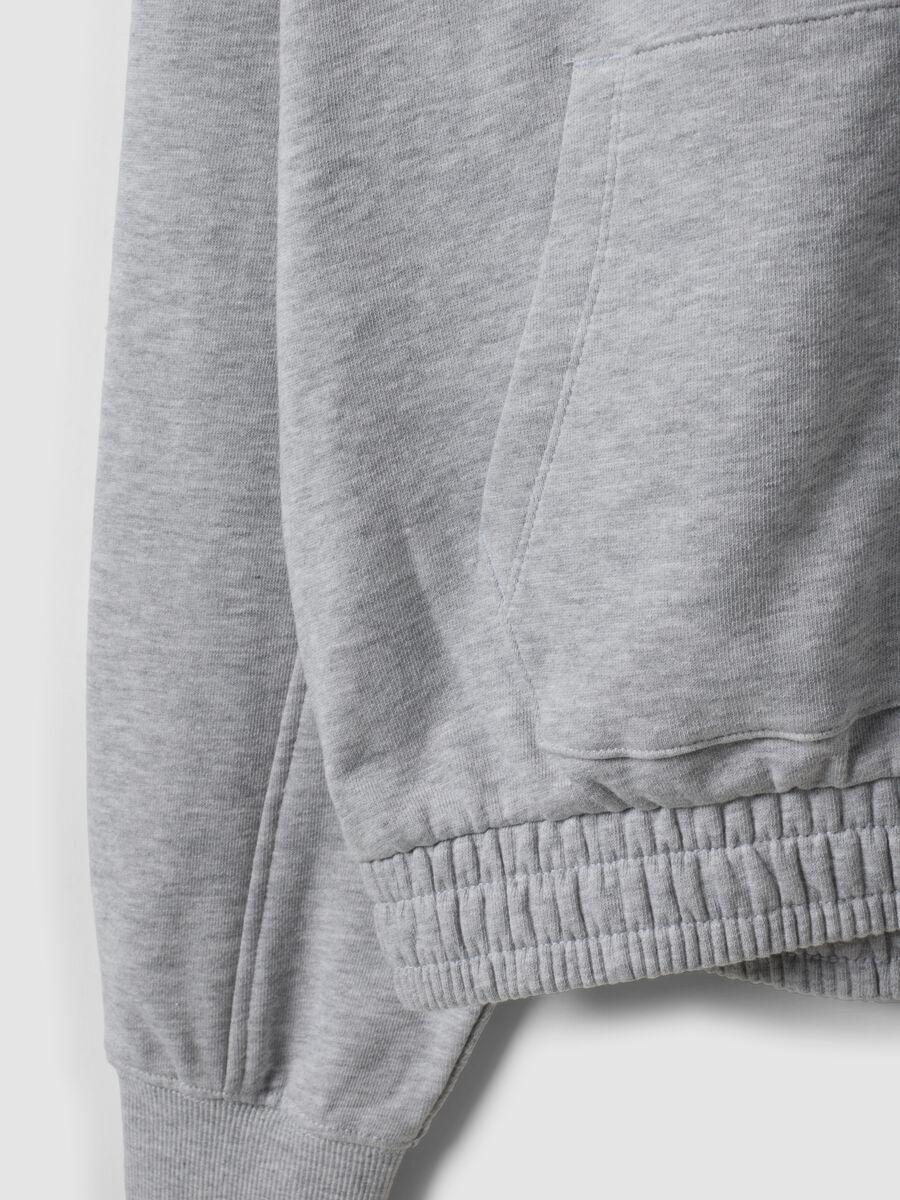 Grey organic cotton hooded sweatshirt_6