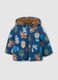 Child's padded multicolour jacket with regular fit and print_0