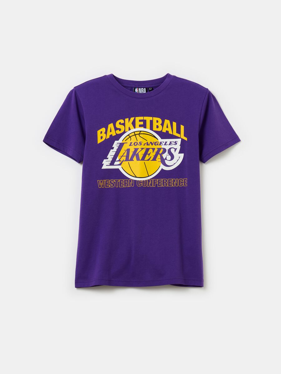 Camiseta de algodón NBA Los Angeles Lakers_0