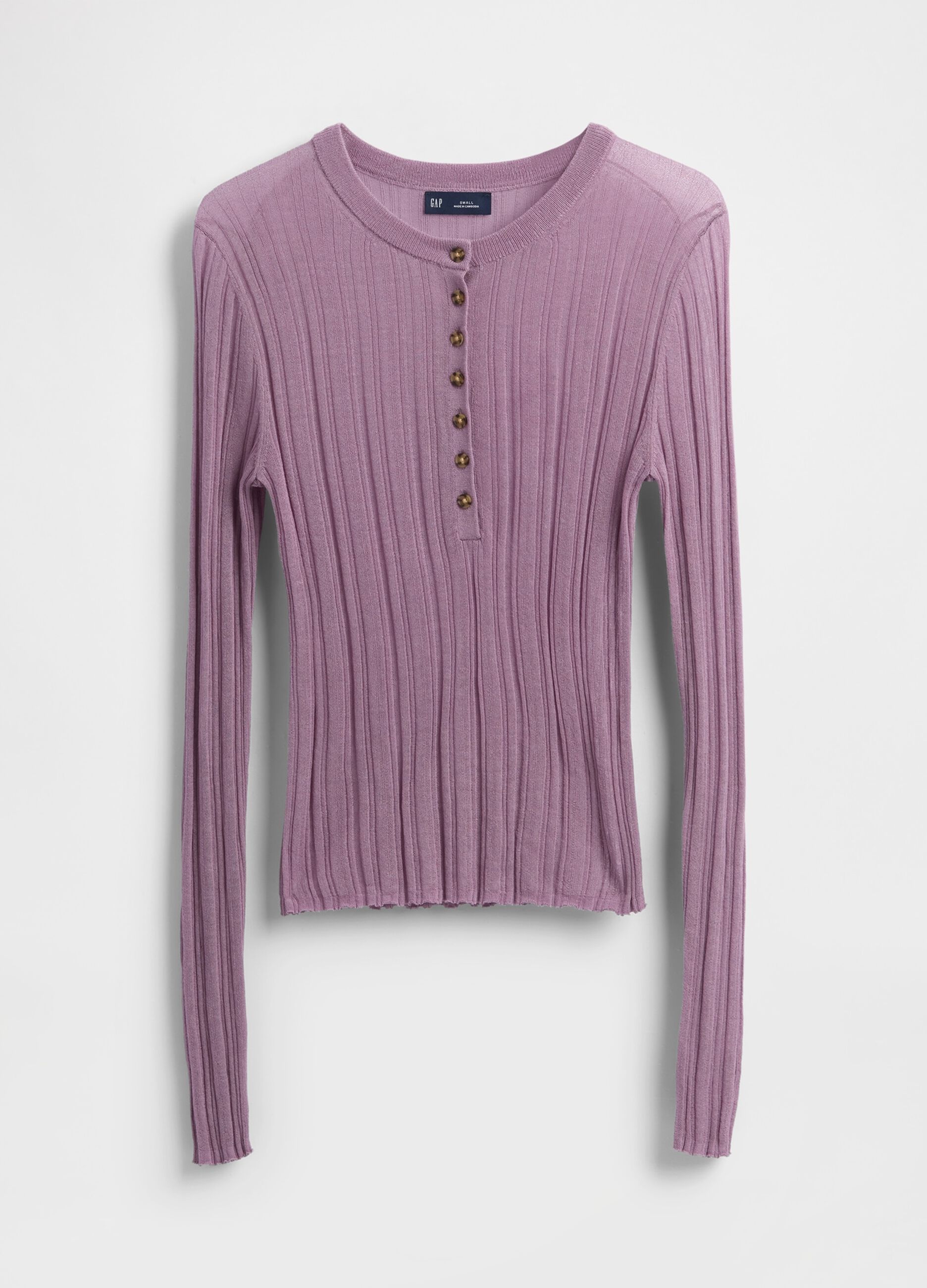 Violetter Acryl-Mischpullover
