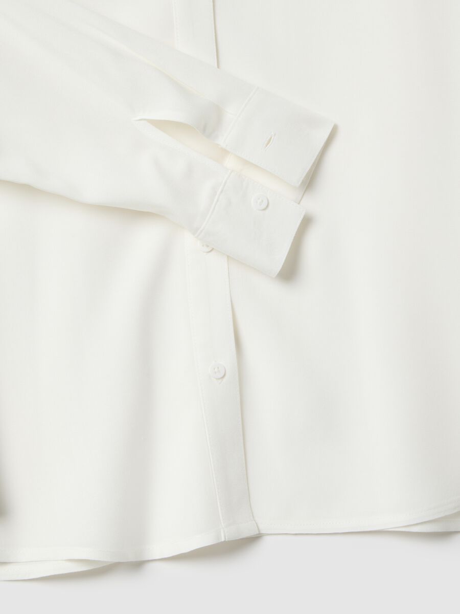 White Pure Viscose Shirt Regular Fit_1