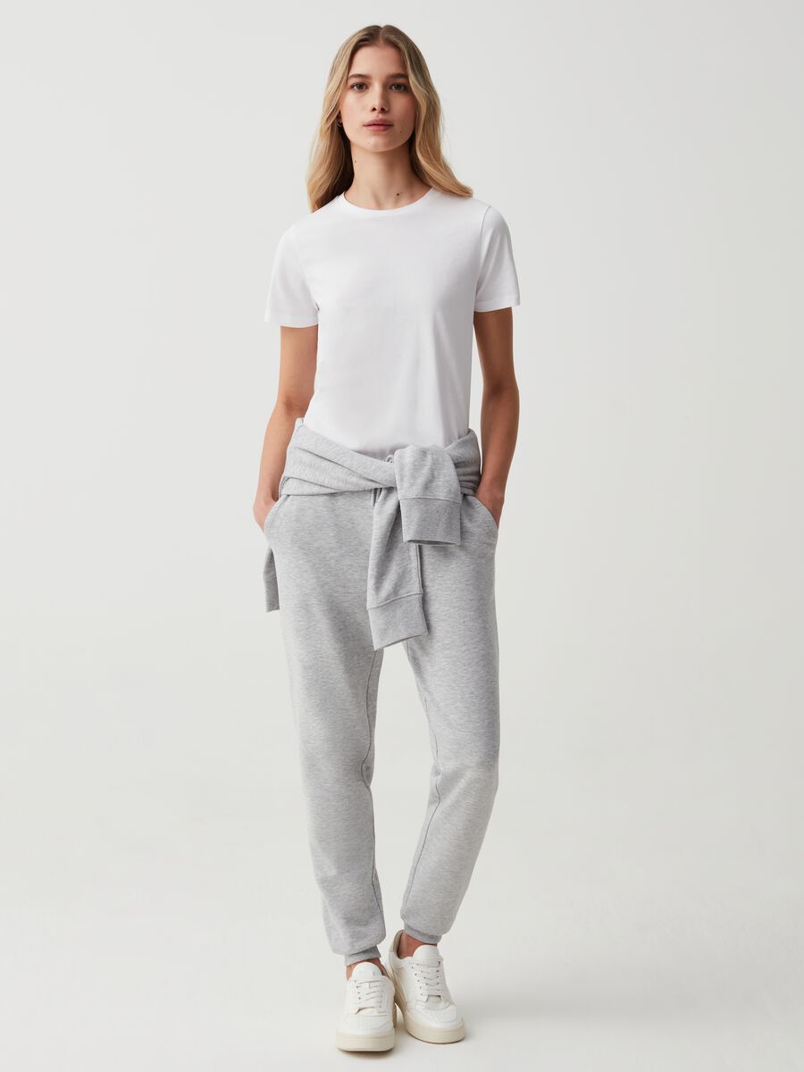 Joggers Essential in felpa con coulisse_0