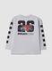Grey stretch cotton Ducati logo T-shirt for kids_1