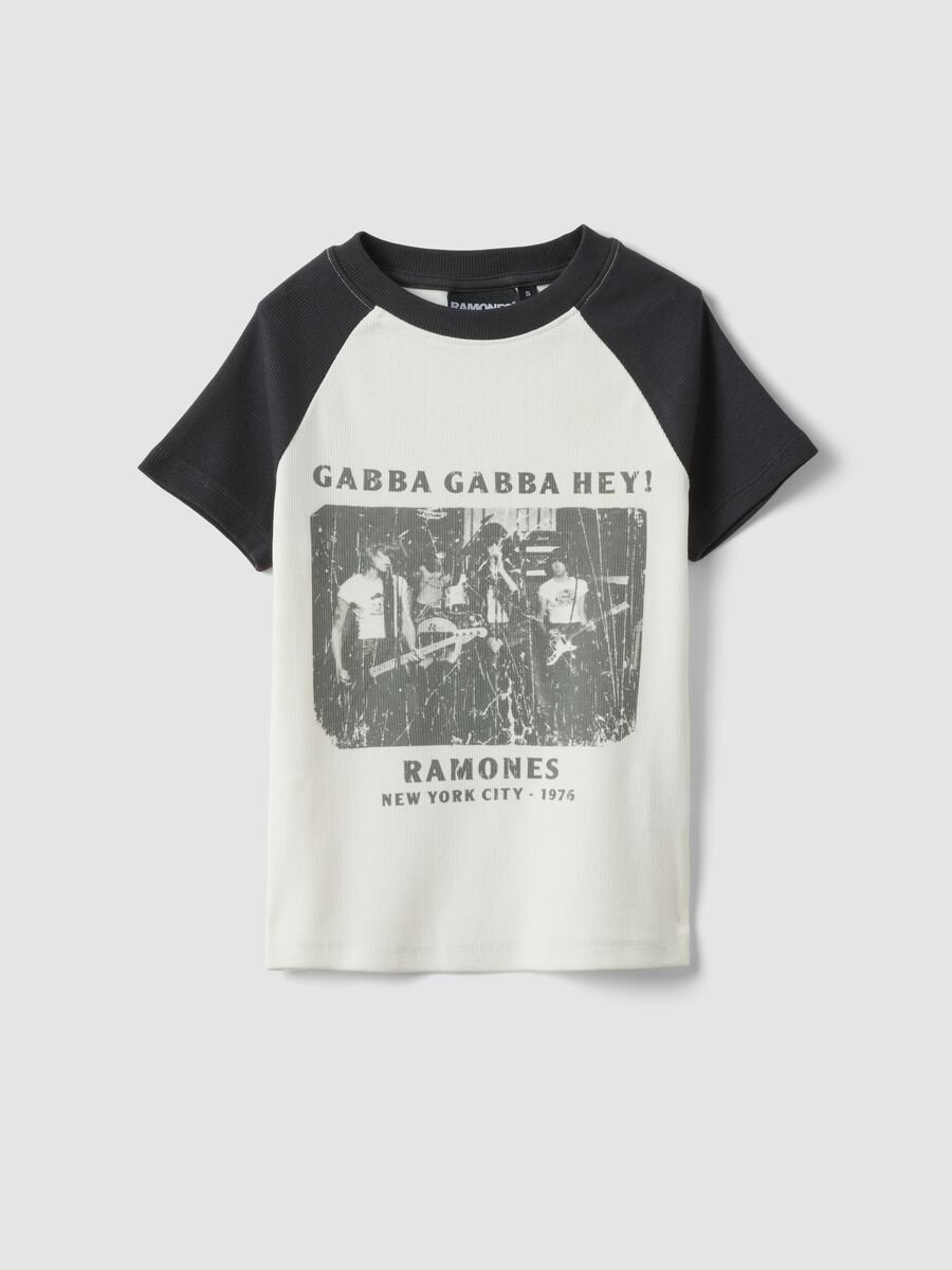 Mehrfarbiges, tailliertes Stretch-Baumwoll-T-Shirt_4