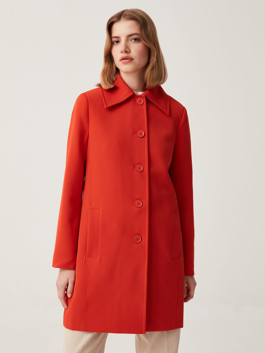 Solid colour, lightweight coat_1