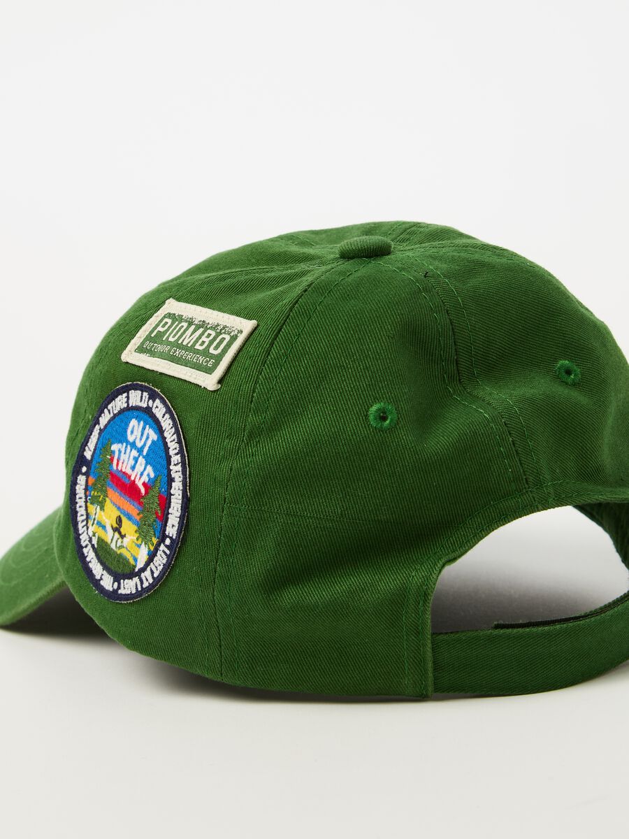 Baseball cap with embroidery and patches_2