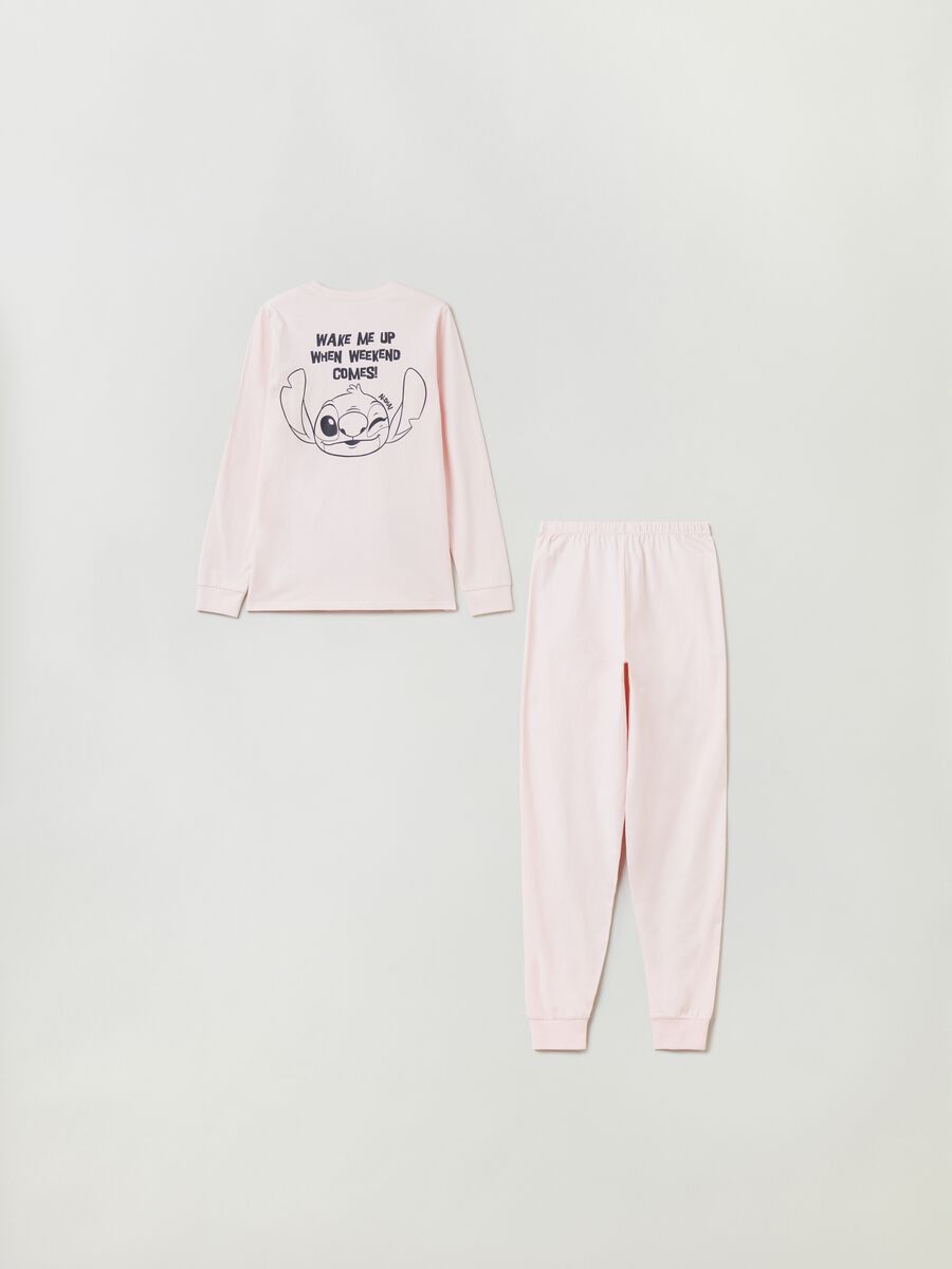 Cotton pyjamas with Stitch print_0