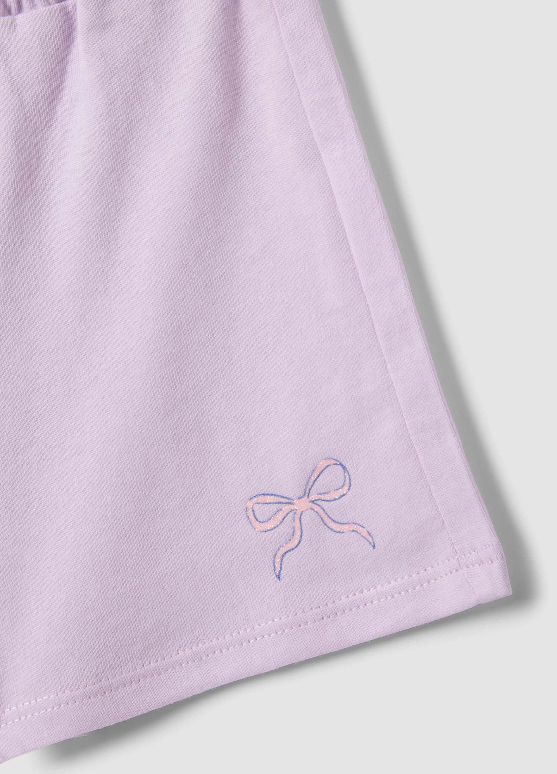 2-pack of pink pure cotton shorts
